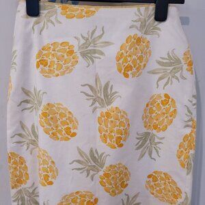 pineapple Brooks Brothers skirt sz 0
